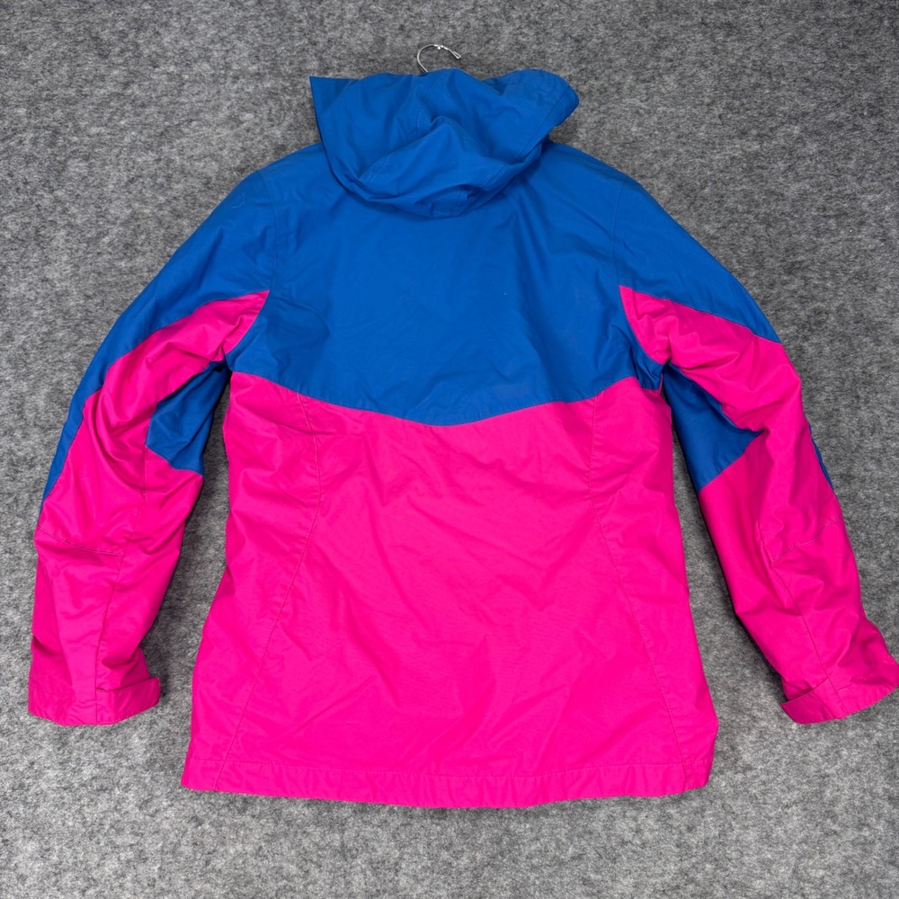 Columbia Kids XL 18/20 Interchange Jacket Pink Blue Omni-Heat Fleece WG1120 - Picture 4 of 11